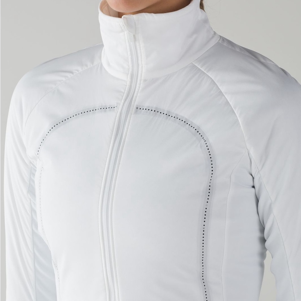 Lululemon White Run For Cold Jacket - Picture 5 of 16